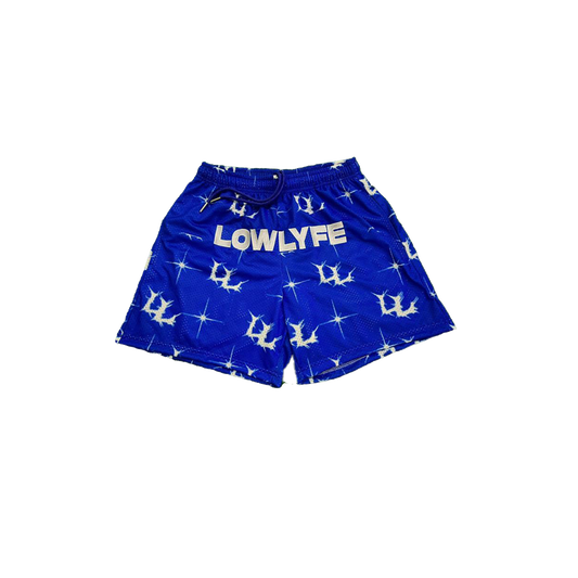 LOWLYFE "BLUEBERRY" SHORTS